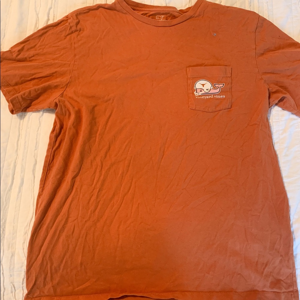 vineyard vines longhorns short sleeve tee